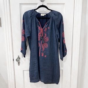 ROLLER RABBIT Long Sleeve Pink Floral Dress